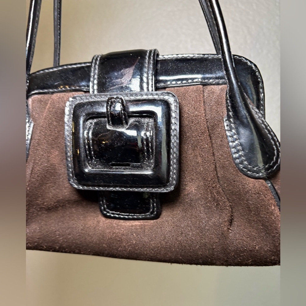 Banana Republic Brown Suede Purse Small - Picture 8 of 12